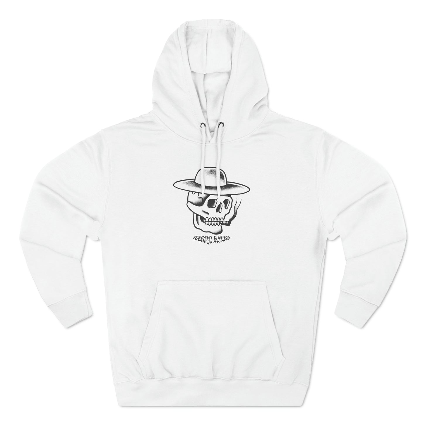 Aaron Rizzo Skull Design Hoodie