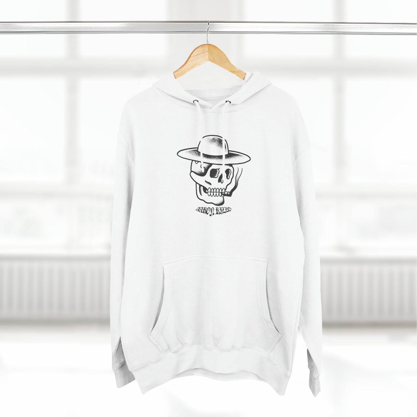 Aaron Rizzo Skull Design Hoodie