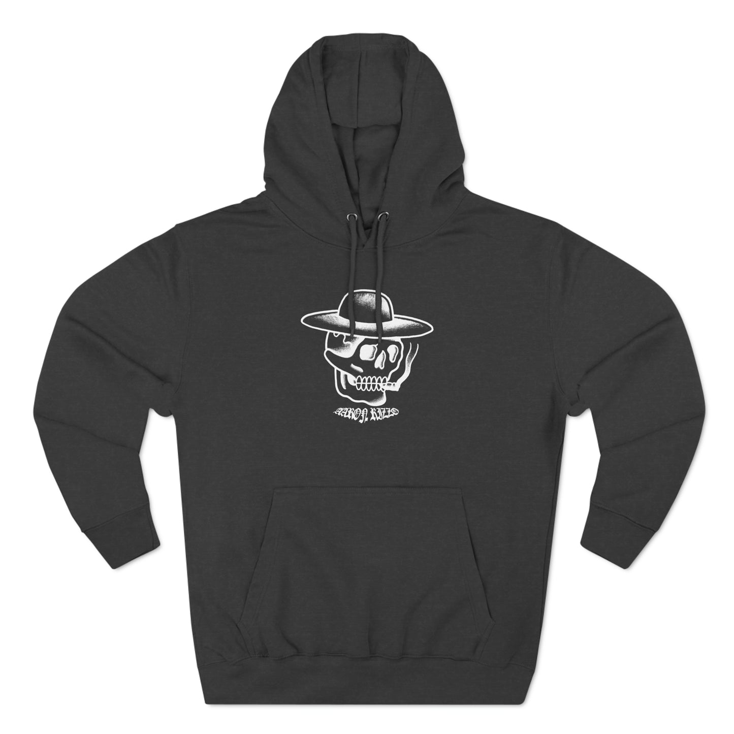 Aaron Rizzo Skull Design Hoodie