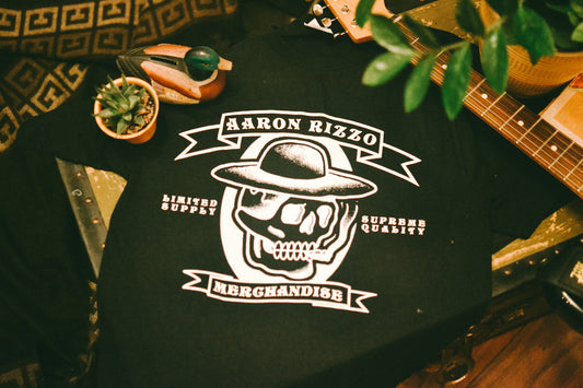 Aaron Rizzo Skull Matchbox Design Tee